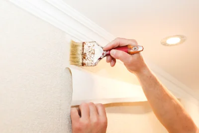 Pose de papier peint à Rodemack — revêtements muraux et toiles de verre